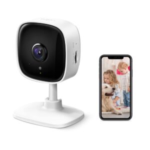 Tapo 3MP (2304, 1296P) Ultra-High-Definition Video Smart Wi-Fi Security Camera | Alexa Enabled | 2-Way Audio| Night Vision| Motion Detection | Indoor CCTV C110