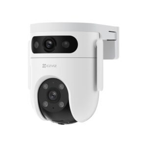 EZVIZ by Hikvision|1296P H9C Dual-Lens(3MP+3MP) Pan & Tilt Wi-Fi Camera|2-Way Talk|AI-Powered Human/Vehicle Detection| Active Defense with Siren and Strobe Light| Weather proof Design | Up to 512GB Support